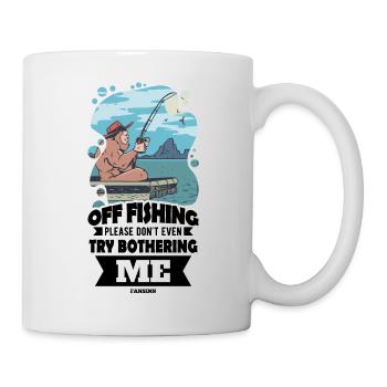 Angler - Tasse - Weiß - Rechts