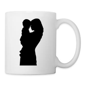 Mutter - Tasse - Weiß - Rechts
