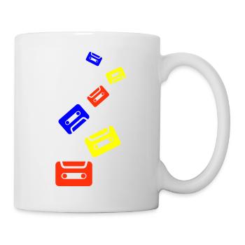 Cassette symbol - Mug - white - Right