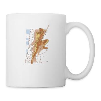Grimper - Mug blanc - blanc - Droite