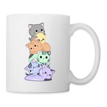 Rainbow Cat Bunch - Mug - white - Right