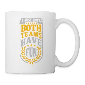 Both Teams Have Fun - Tasse - Weiß - Rechts