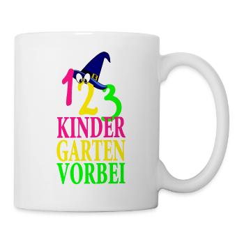 123 Kindergarten Over Spell Comic - Mug blanc - blanc - Droite