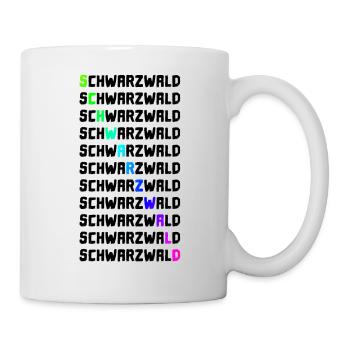 Schwarzwald | Gebirge | Wandern | Urlaub - Tasse - Weiß - Rechts