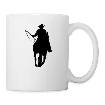 cow-boy - Mug blanc - blanc - Droite