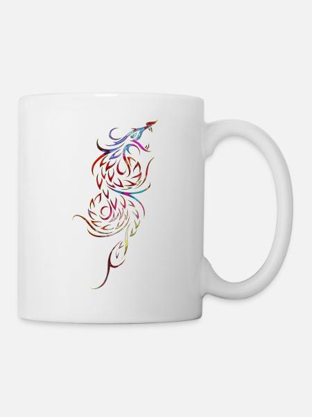 Élément de tatouage vectoriel tatouage tribal tatouages - Mug blanc - blanc