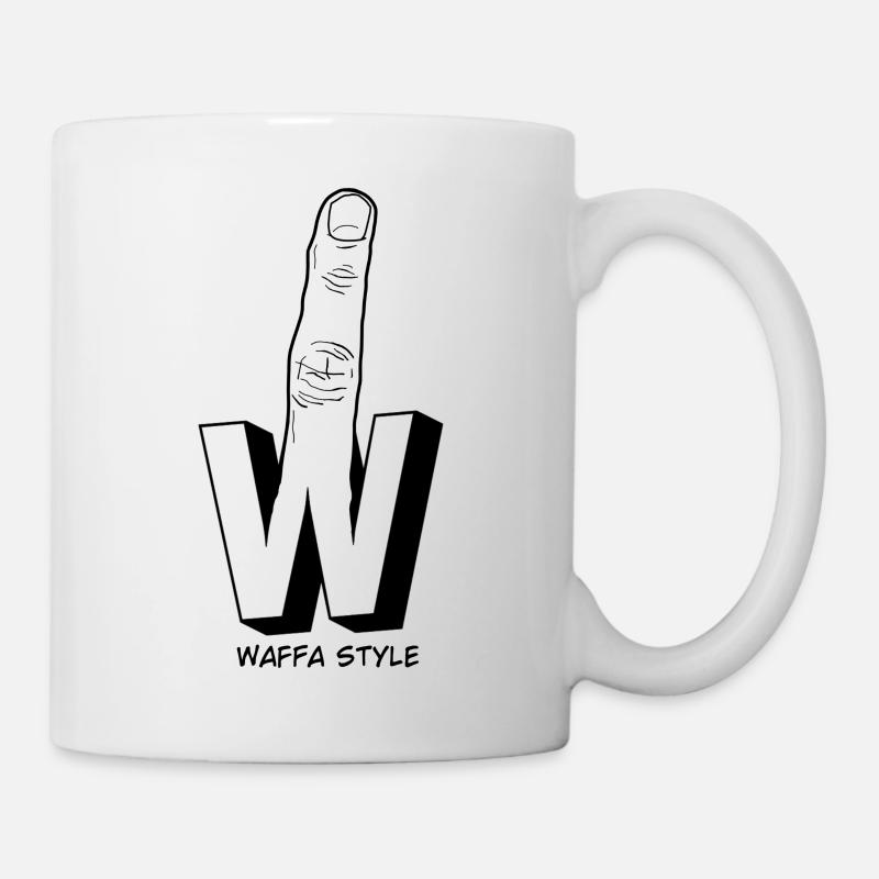 Waffa Style Logo - Tasse - Weiß