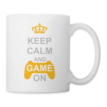 Game On Keep Calm - Tasse - Weiß - Rechts
