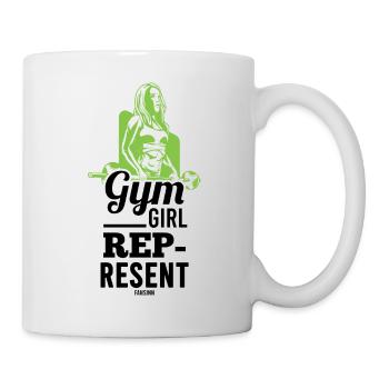 Fitness Woman Sport - Mug - white - Right