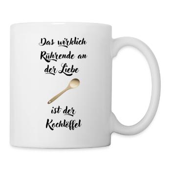 Das wirklich Rührende an der Liebe i - Tasse - Weiß - Rechts