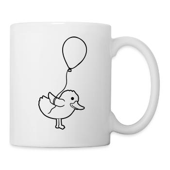 Little Chick Balloon Comic - Mug - white - Right