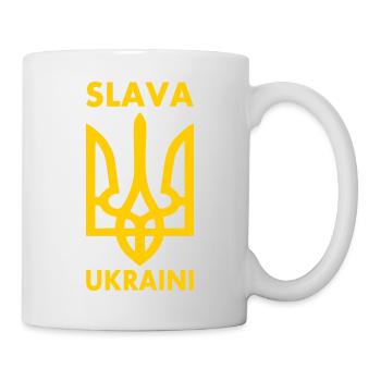 Ukraine - Tasse - Weiß - Rechts