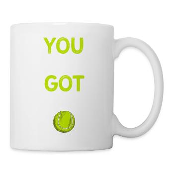 You Just Got Served Tennis Funny Tennis Gift - Tasse - Weiß - Rechts