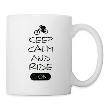 Biken - Tasse - Weiß - Rechts