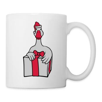 J’adore les cadeaux d’oie de Noël - Mug blanc - blanc - Droite