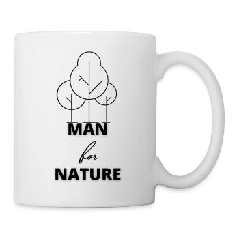 Man for nature - Mug - white - Right