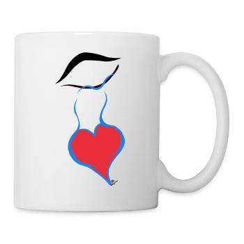 PLEUREZ UN AMOUR - Mug blanc - blanc - Droite