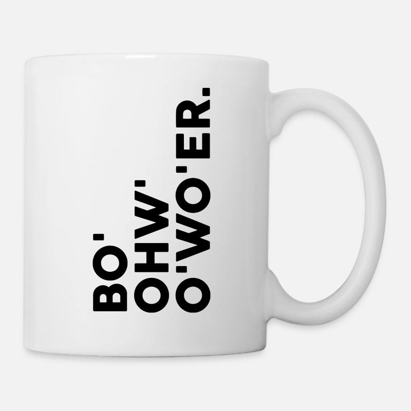 Bo'ohw'o'wo'er Funny Cool British I - Mug - white