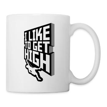 aiment se défoncer - Mug blanc - blanc - Droite