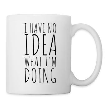 Aucune idée - Mug blanc - blanc - Droite