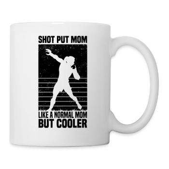 Lancer de poids - Mug blanc - blanc - Droite