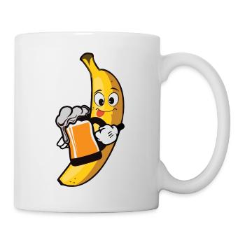 Drôle de bière disant cadeau banane Bière Nane - Mug blanc - blanc - Droite