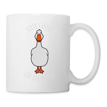 goose on the loose - Tasse - Weiß - Rechts