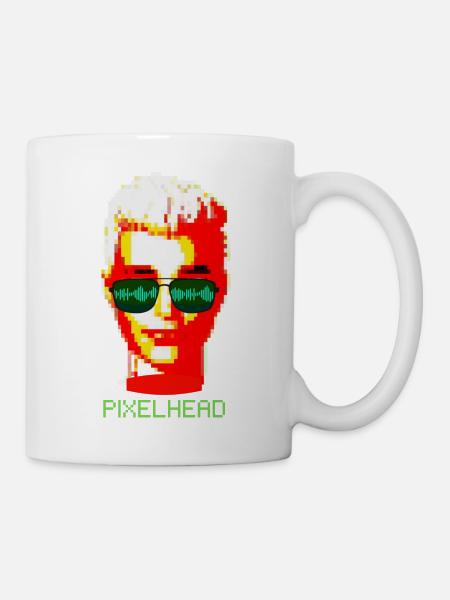 pixelhead - Mug - white