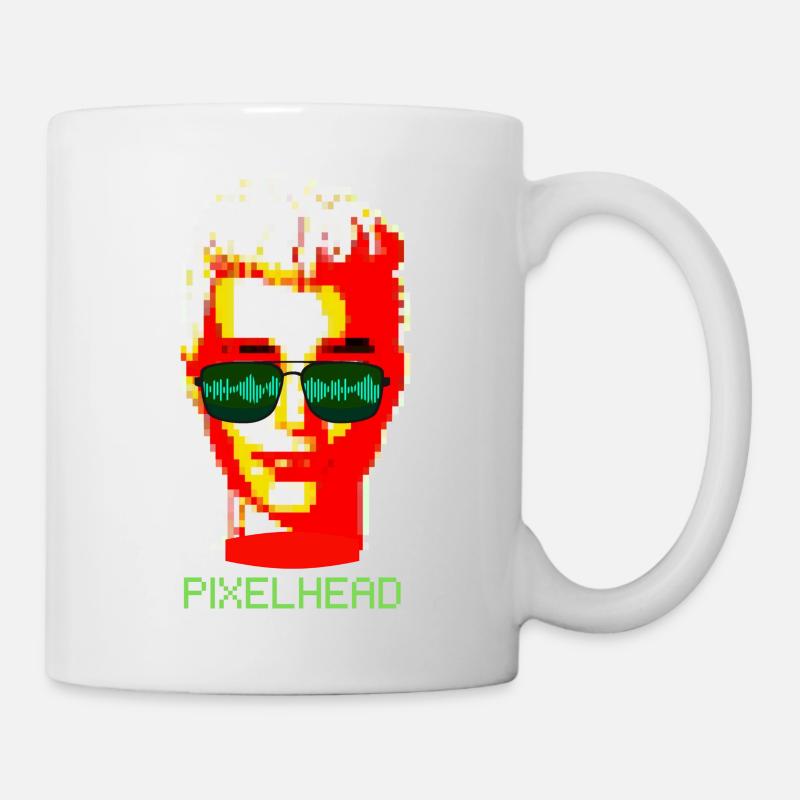 pixelhead - Mug - white