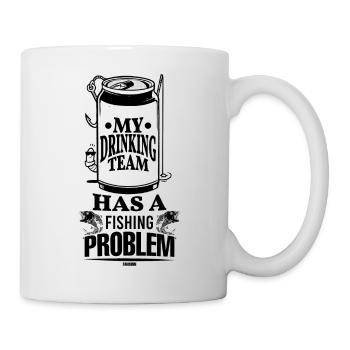 Angler - Tasse - Weiß - Rechts