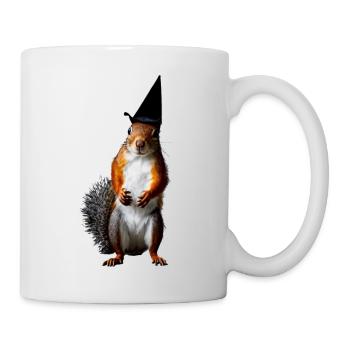 Écureuil Halloween mignon drôle animal automne 2 - Mug blanc - blanc - Droite