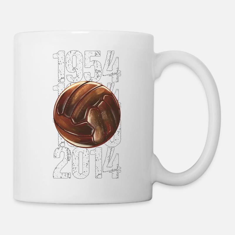 Fußball Deutschland Tradition Fan Geschenk - Tasse - Weiß