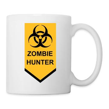 zombie hunter Halloween Quote - Mug - white - Right