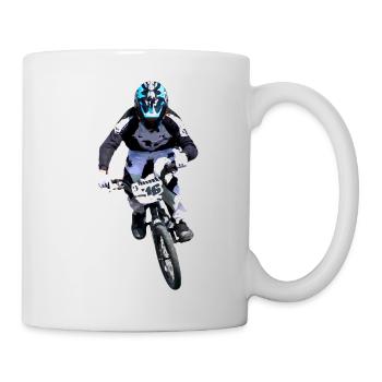 BMX Race Racing MTB Motocross - Mug - white - Right