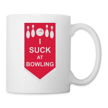 Je suis nul au bowling - Mug blanc - blanc - Droite