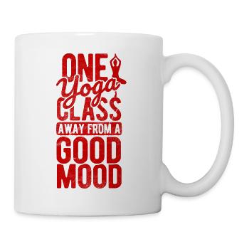 Yogalehrer Spruch Für Yogi Yoga - Tasse - Weiß - Rechts
