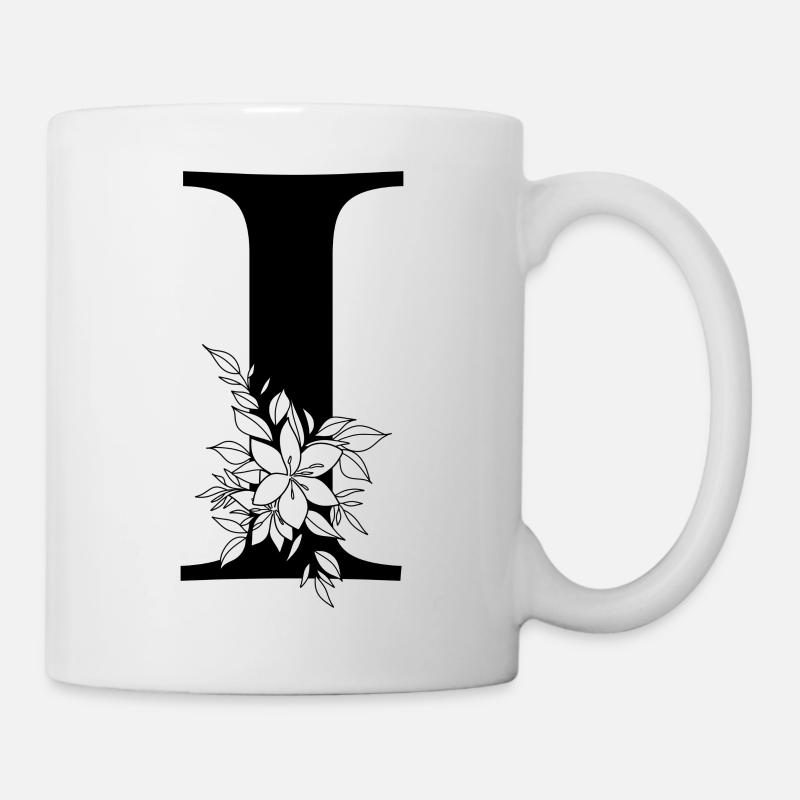 Buchstabe I - Tasse - Weiß