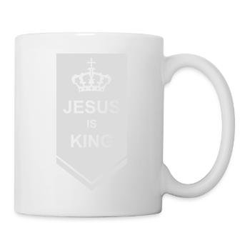 Citation de Jésus est roi - Mug blanc - blanc - Droite