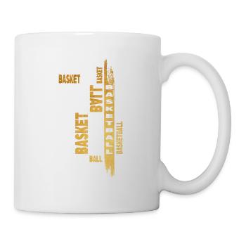 Basketball Gold Basketball Sports Player Team - Mug blanc - blanc - Droite