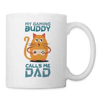 Funny Quote with Chat, Geek Gaming Humor - Mug - white - Right