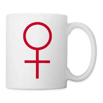 Journée de la femme - Mug blanc - blanc - Droite