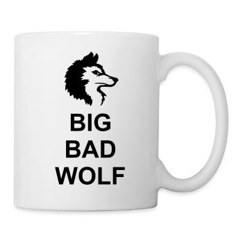 Citation du Grand Méchant Loup - Mug blanc - blanc - Droite