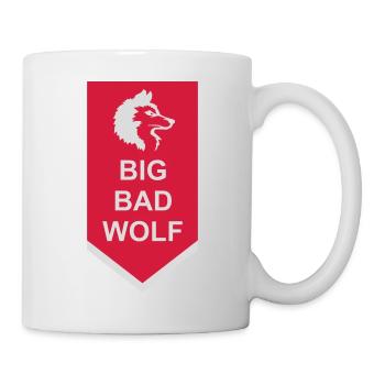 Citation du Grand Méchant Loup - Mug blanc - blanc - Droite