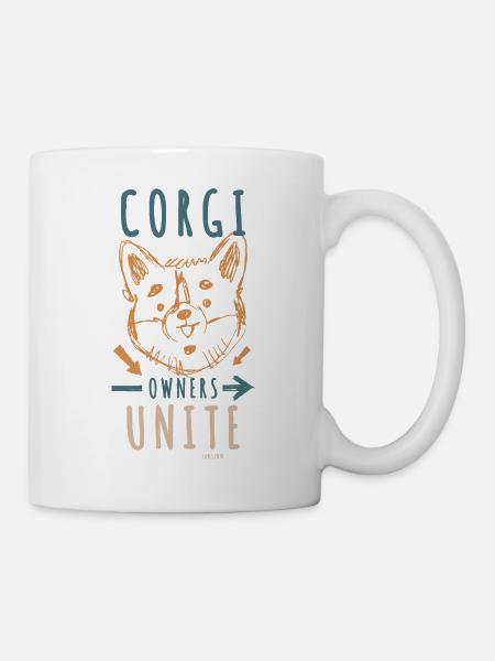 Corgi Hundebesitzer - Tasse - Weiß