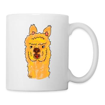 No Drama Lama - Tasse - Weiß - Rechts