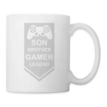 son brother gamer legend - Tasse - Weiß - Rechts