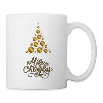 T-shirt de Noël pour de belles fêtes en famille. - Mug blanc - blanc - Droite