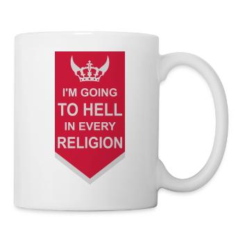 in going to hell - Mug - white - Right