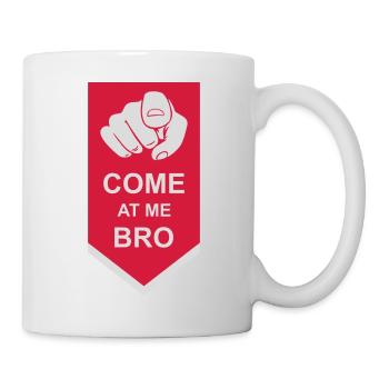 Viens à moi bro - Mug blanc - blanc - Droite