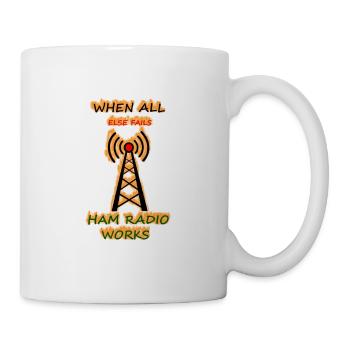 Wenn alles andere fehlschlägt Amateurfunk funktioniert v3 - Tasse - Weiß - Rechts